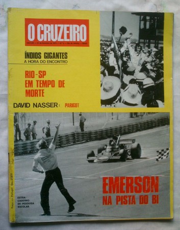 Revista O Cruzeiro Nº 8 - 21 Fevereiro De 1973 - Emerson ...